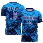 Custom unisex club football kits – short-sleeve style with sublimation logos, Thai-style uniforms