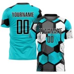 Latest sublimation-printed football uniforms – short-sleeve training sportswear, jerseys