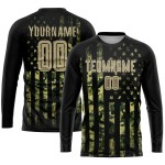Wholesale custom-designed 100% polyester sublimation men’s long-sleeve football shirts
