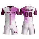 Custom-designed football club jerseys – French-style sublimation print, personalized for adults