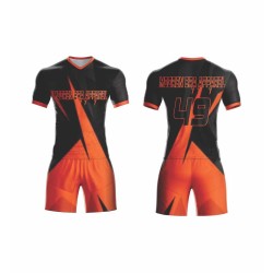Wholesale fully sublimated children’s club football kits – high-quality training uniforms, French-style sets