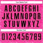 Uniform Black Custom Pink Jersey Soccer Sublimation