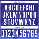 Uniform Jersey Custom Purple Sublimation Soccer White Royal-Navy Dark